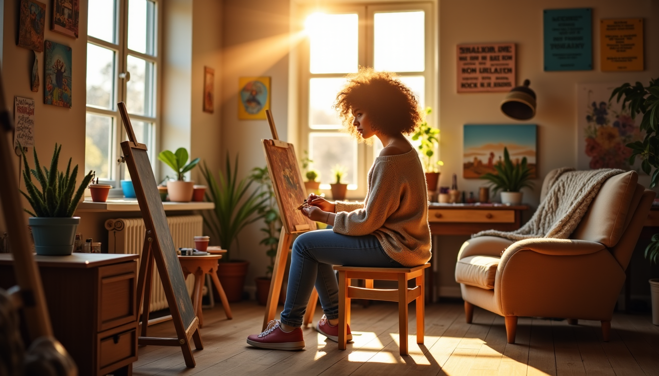 détente et plaisir : idées pour un temps libre enrichissant — . la création est une forme d'expression personnelle