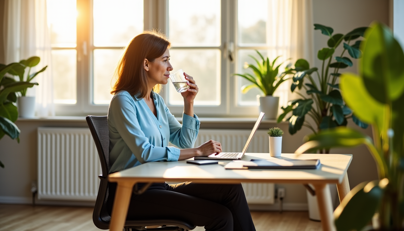optimisez votre bien-être grâce à des habitudes saines — à portée de main, au bureau comme à