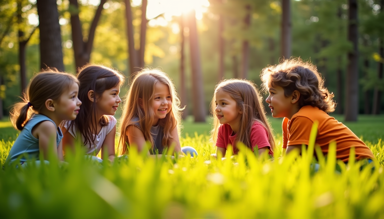 Illustration : évitez les questions qui appellent une réponse par — astuces pour encourager l'imagination chez les enfants