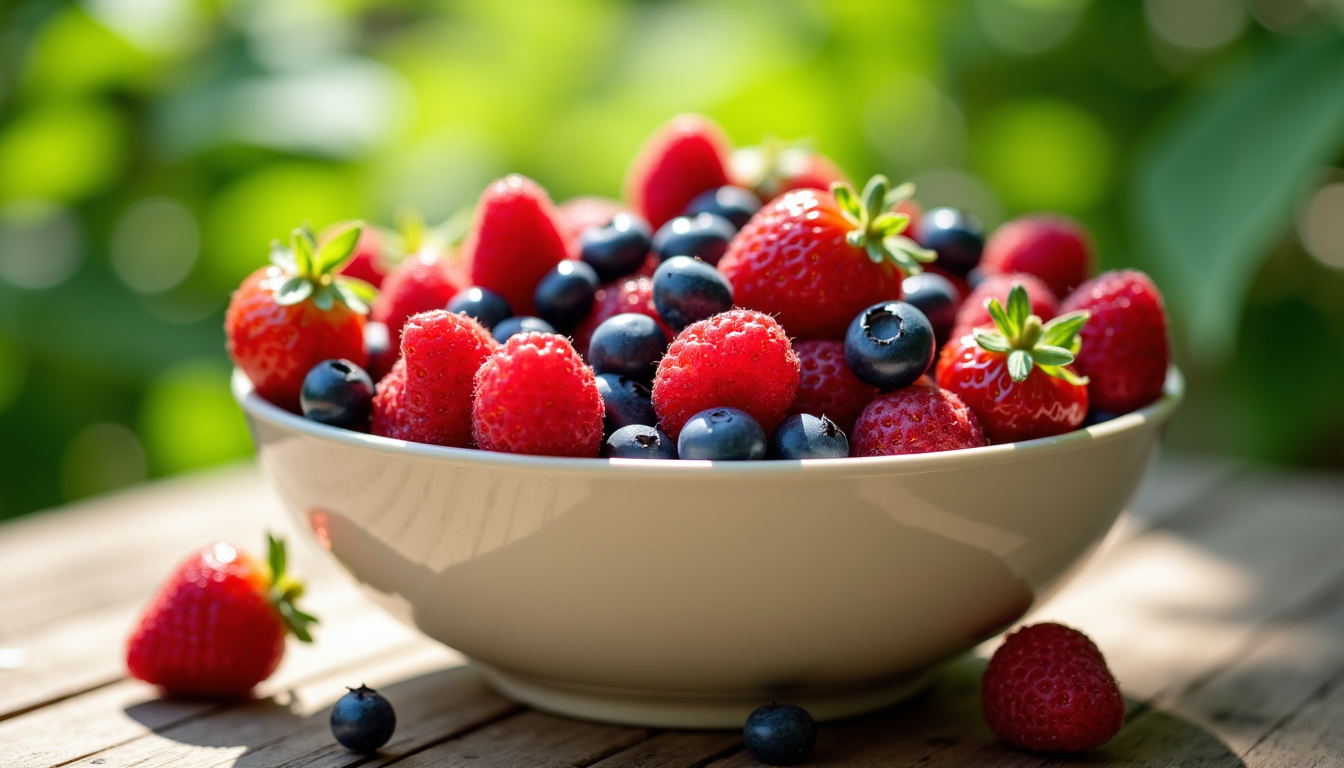 améliorer l'immunité des enfants par l'alimentation — ntioxydant. baies (fraises, framboises, myrtilles) : pleines d'antioxydants