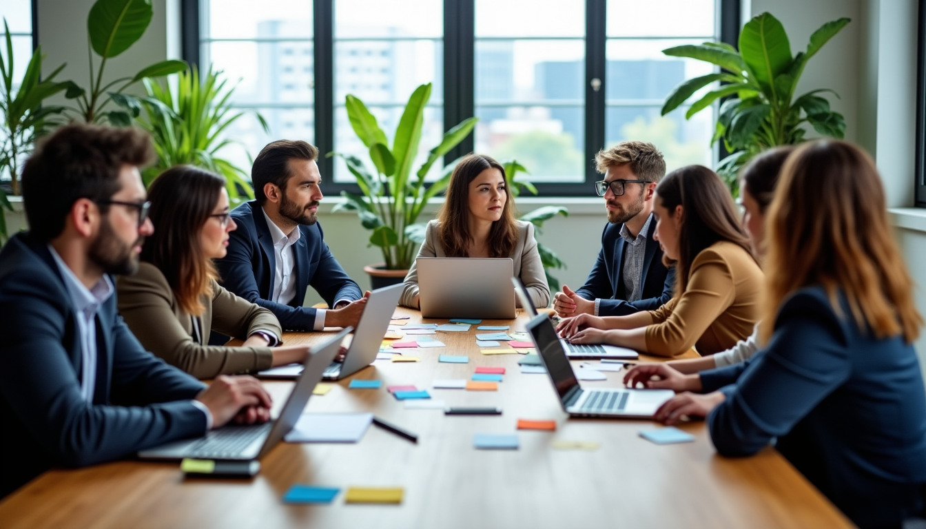 Illustration : agement : les collaborateurs perçoivent l'investissement de l'entreprise — développez le potentiel de votre capital humain avec empowill