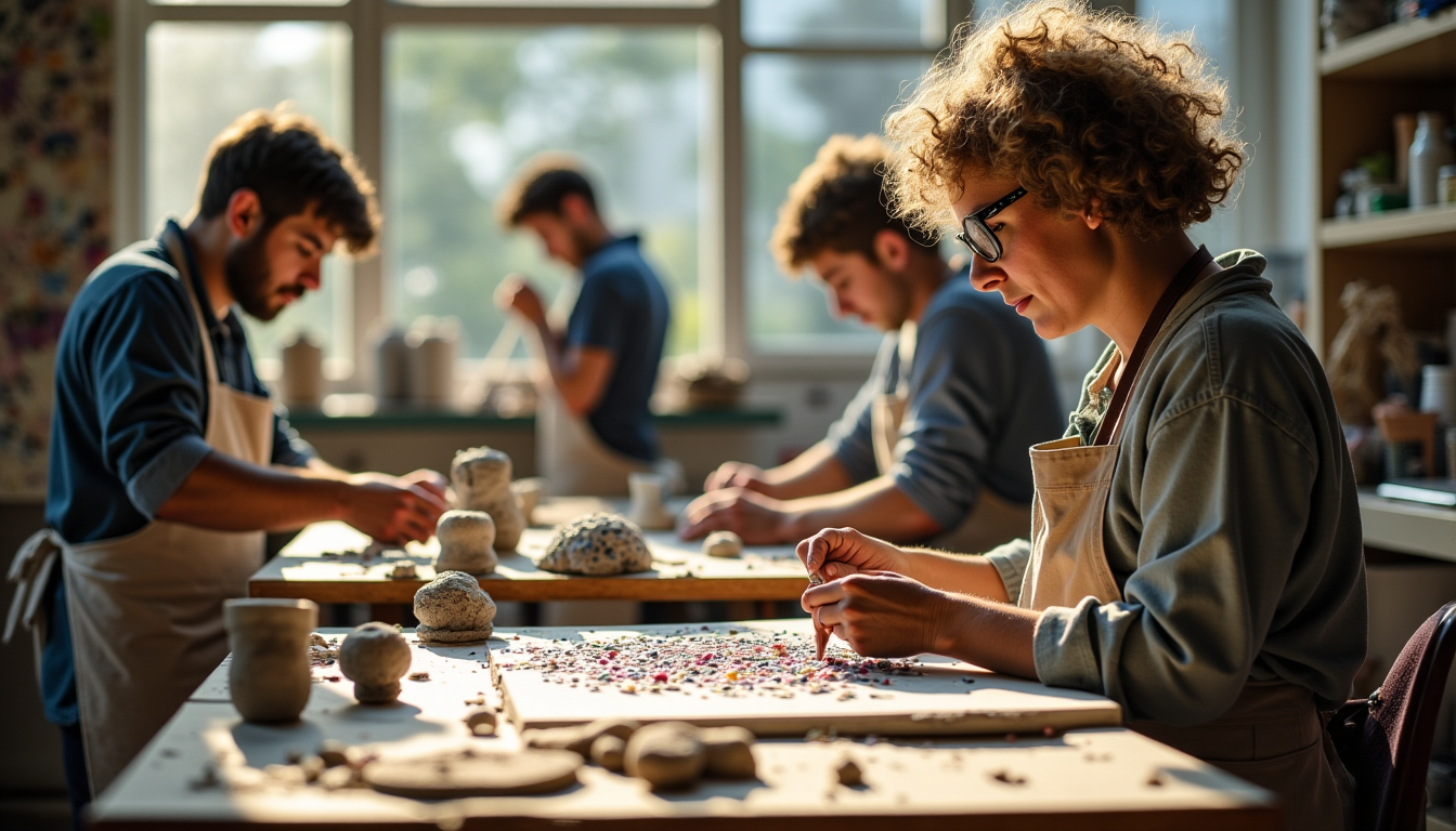 activités créatives pour un temps libre enrichissant — d'autres formes d'arts visuels, comme la sculpture, la