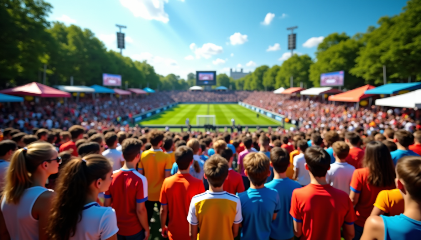 que trouve-t-on réellement dans une fan zone coupe du monde ? — au-delà de la retransmission, l'ambiance est souvent agrémentée
