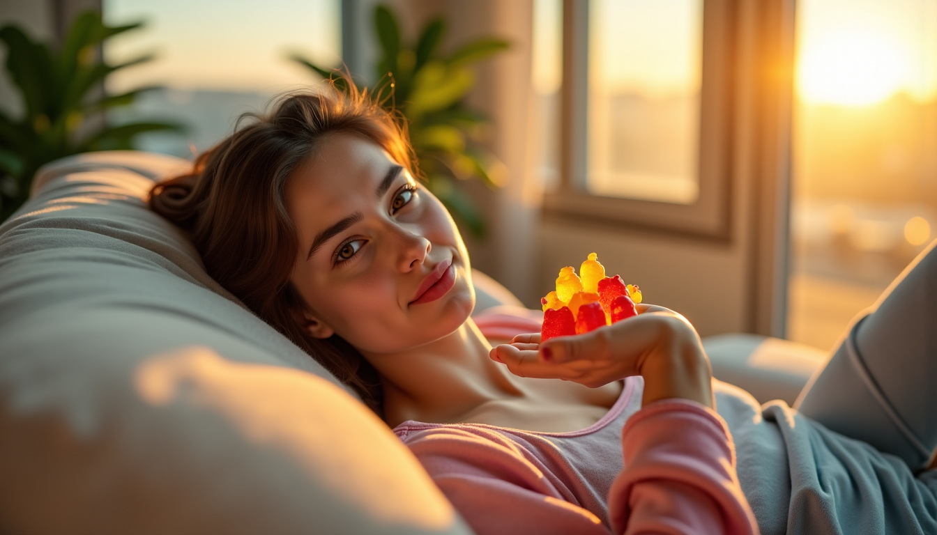 Illustration : favorise la relaxation, aide au sommeil gummiz anti-stress — tout comprendre sur gummiz et ses propriétés nutritionnelles
