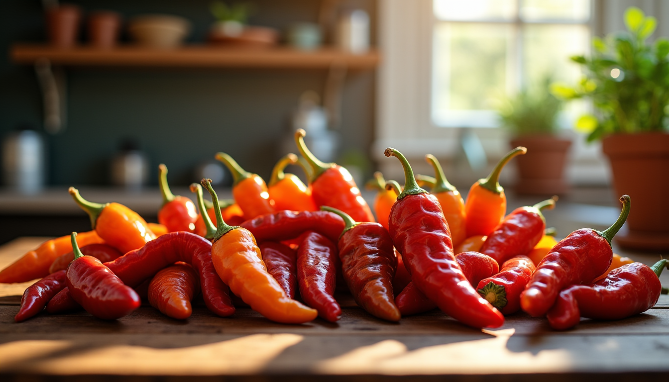 tout savoir sur le piment séché et ses usages en cuisine — ce tableau n'est qu'un aperçu, car chaque variété