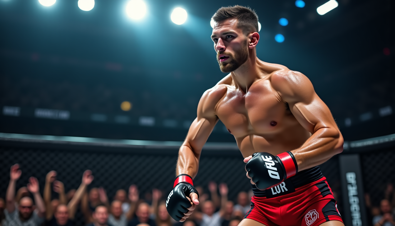 Illustration : au-del&agrave; des comp&eacute;tences techniques, le succ&egrave;s en mma &mdash; devenir combattant de mma professionnel ?