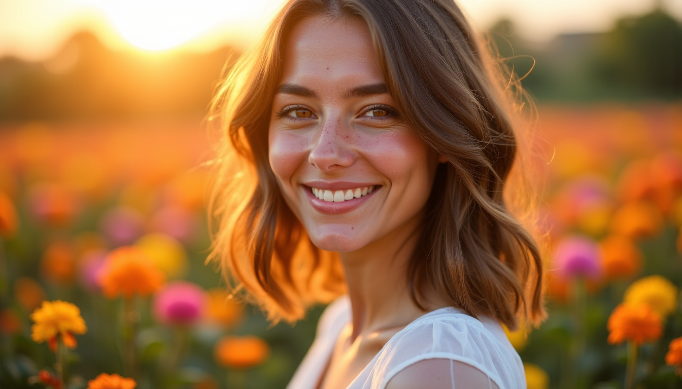 Illustration : un sourire authentique est un puissant vecteur de — élégance naturelle : secrets pour sublimer votre beauté