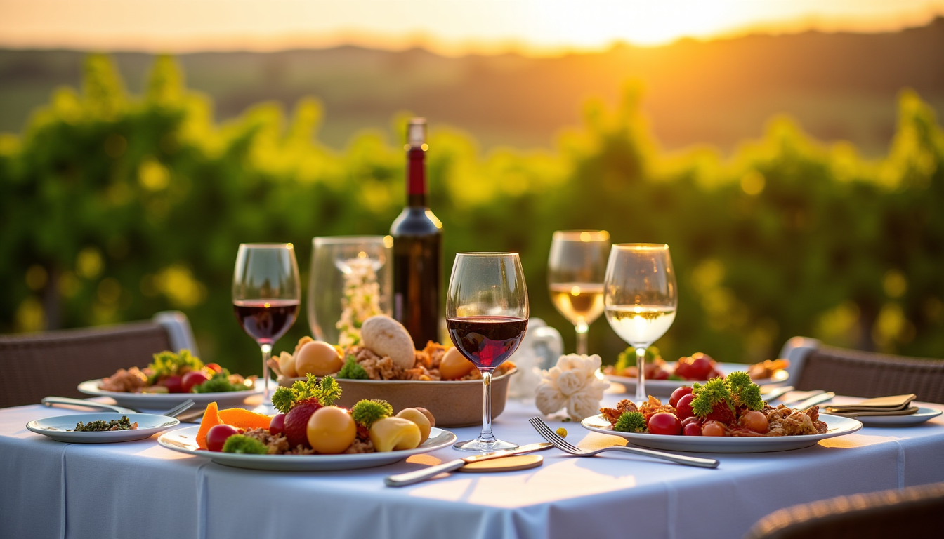 Illustration : ces accords reflètent l'identité d'une région, ses sols, — sublimer votre table avec des accords mets et vins parfaits
