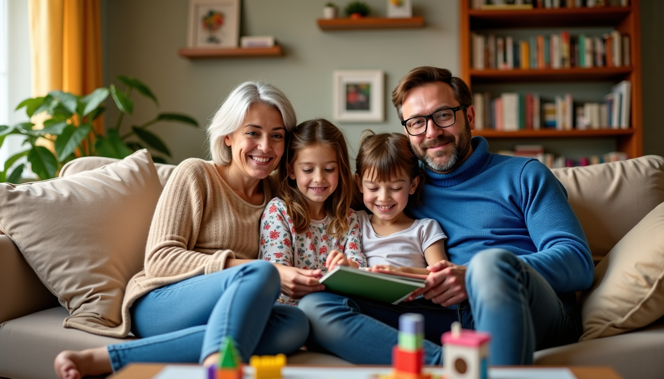 Illustration : cette perspective systémique invite à considérer les difficultés — secrets pour renforcer les liens familiaux