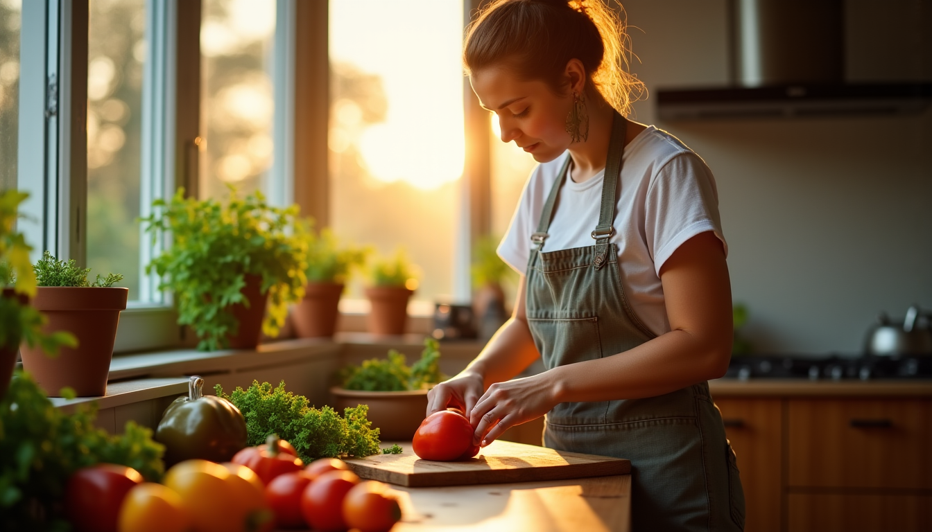 bien-être optimal : adopter des habitudes pour une vie saine — cuisiner soi-même autant que possible pour contrôler les