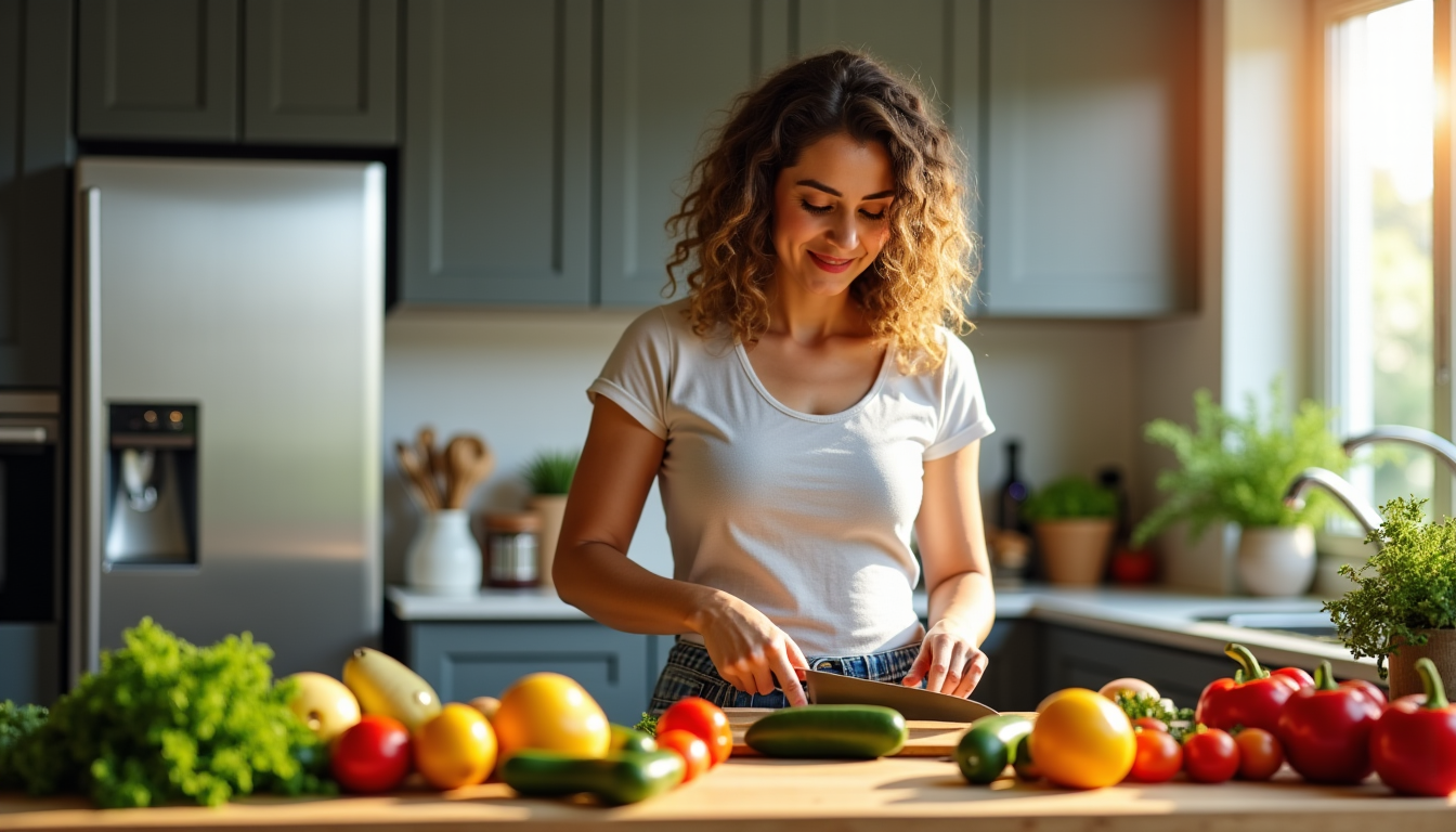 équilibrez votre quotidien avec des habitudes simples et saines — prenez le temps de préparer vos repas, d'apprécier