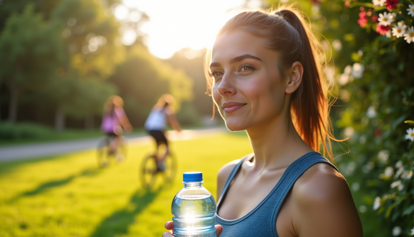 améliorer sa santé avec des habitudes simples et durables — une bonne hydratation aide à éliminer les toxines,