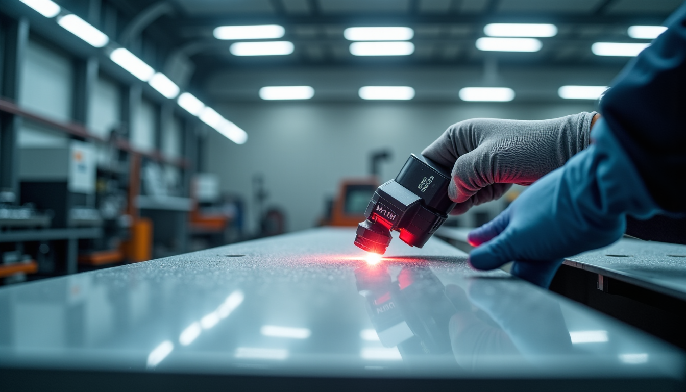 Illustration : galement d'un environnement de travail plus s&ucirc;r, exempt &mdash; fonctionne le d&eacute;capage laser pour nettoyer les surfaces?
