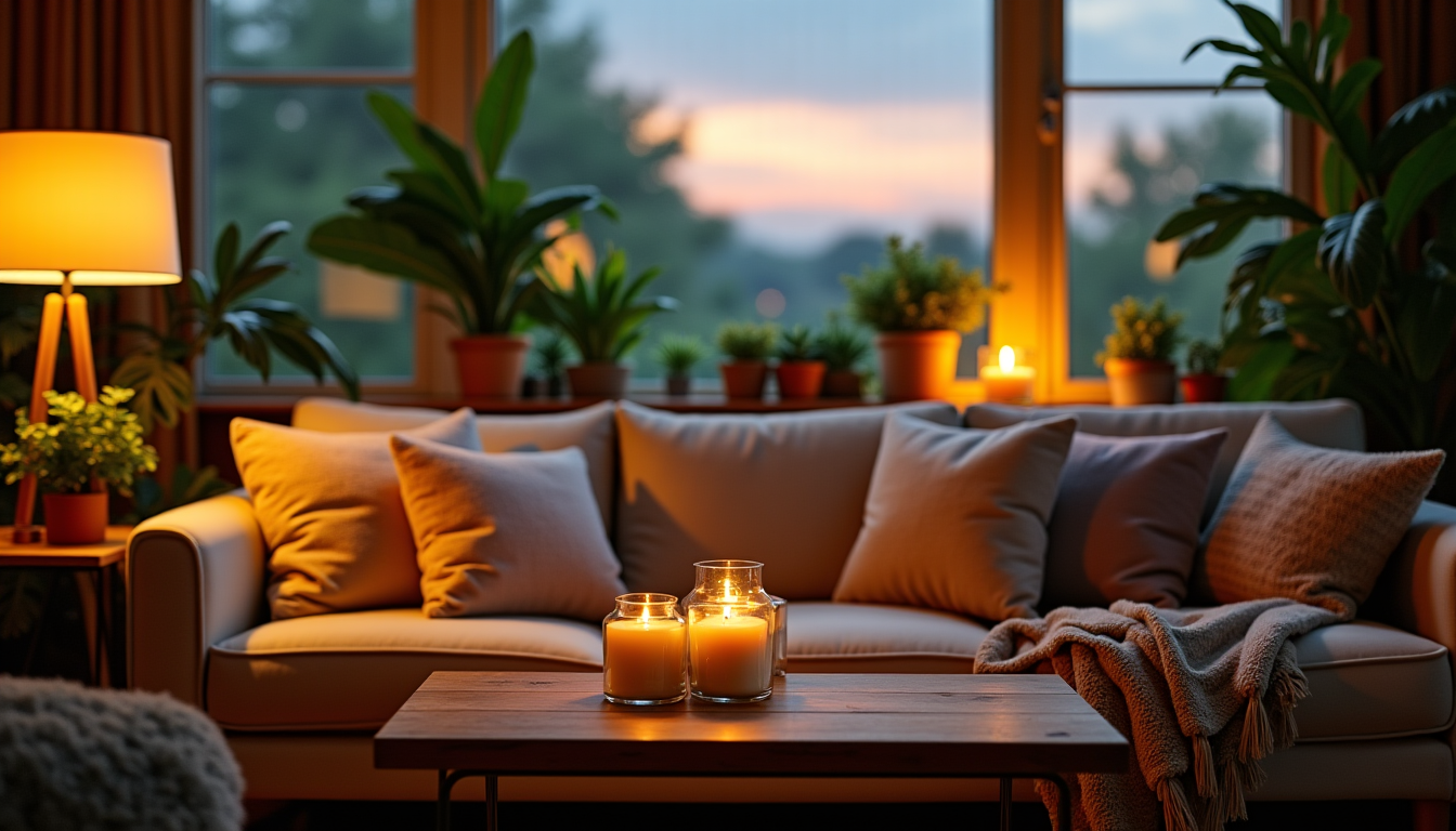 Illustration : l'expérience d'un foyer chaleureux ne serait pas complète — créer un foyer accueillant : astuces pour une ambiance chaleureuse
