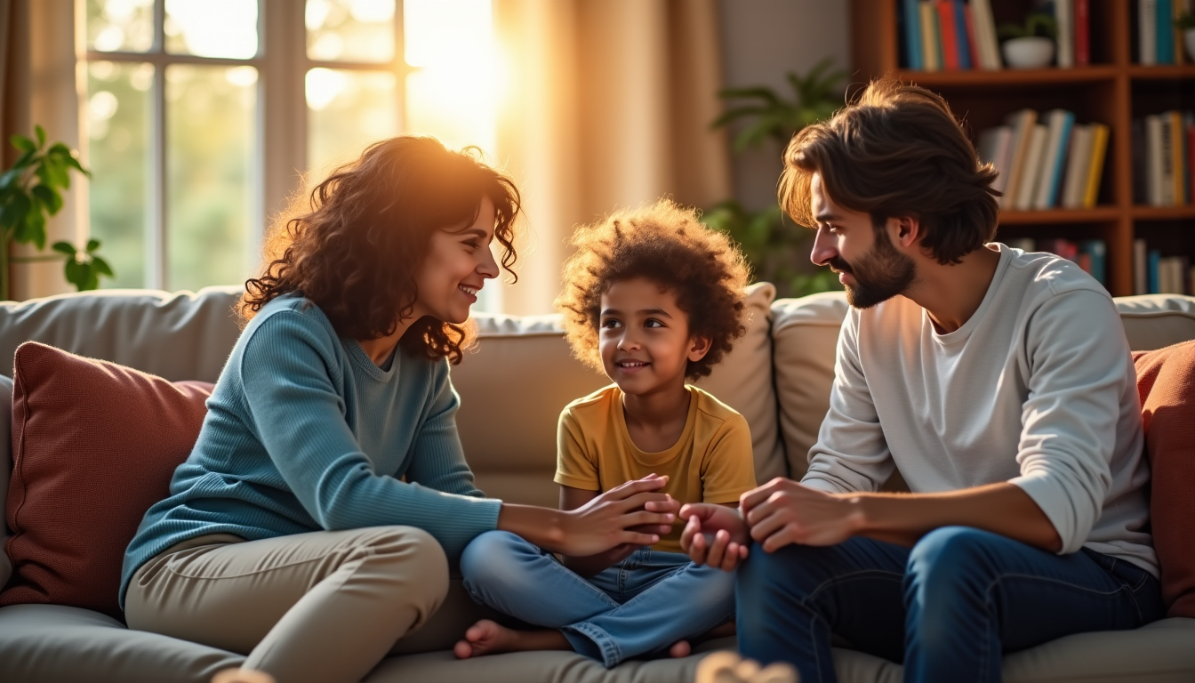 secrets d'une famille unie et épanouie — il ne s'agit pas seulement de parler, mais