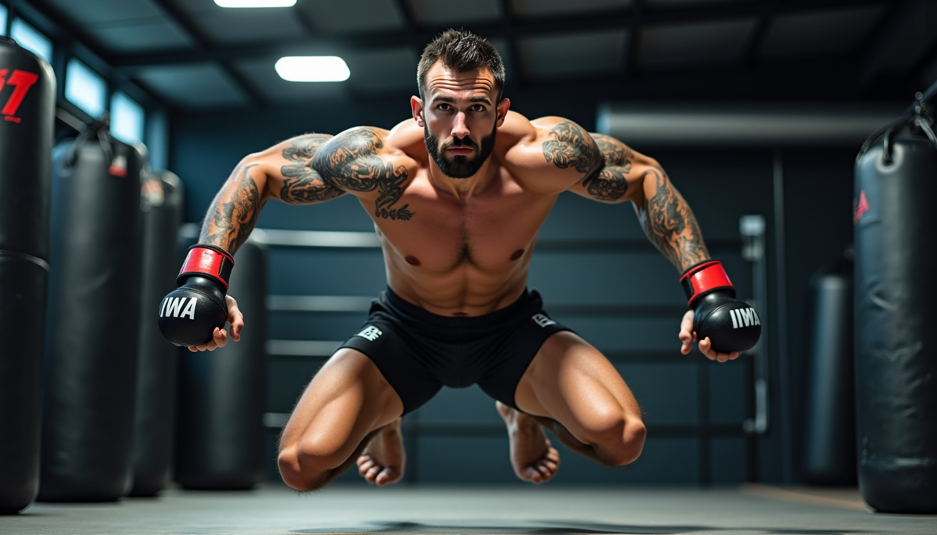 se préparer physiquement et mentalement pour devenir combattant de mma ? — la plyométrie, avec des sauts, des lancers de