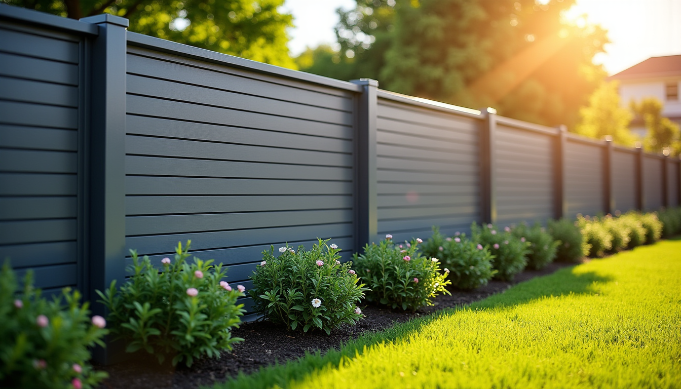 clôture composite : la solution moderne pour valoriser votre extérieur — clôture solide constitue une première barrière de protection