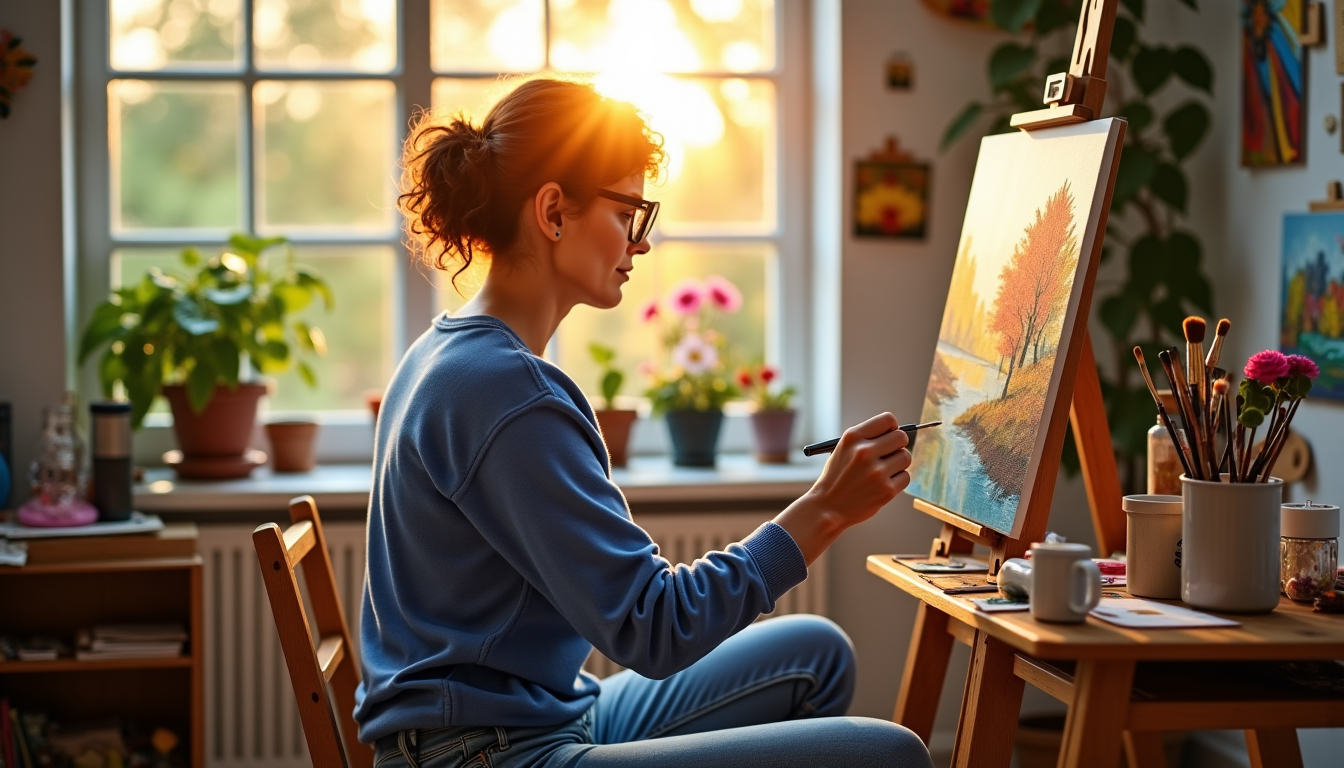 Illustration : enfin, n'oubliez pas l'importance du repos. un esprit — loisir créatif : libérez votre imagination et détendez-vous