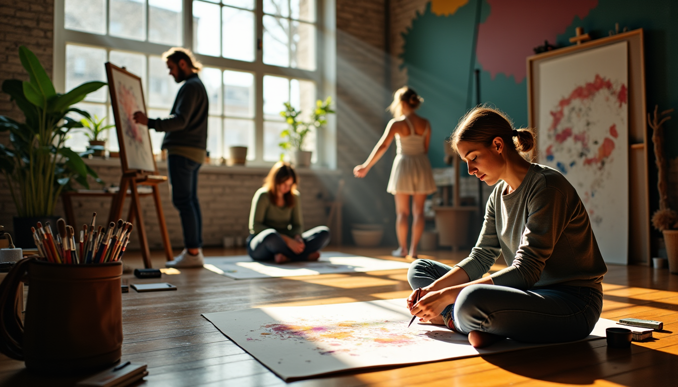 loisir créatif révèle votre personnalité ? — des activités comme la peinture abstraite, le dessin