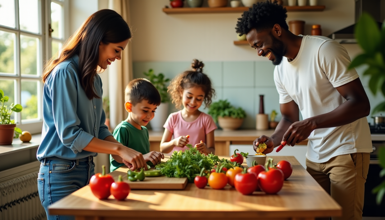 adopter de saines habitudes pour une vie équilibrée — l'objectif est de privilégier des aliments entiers et