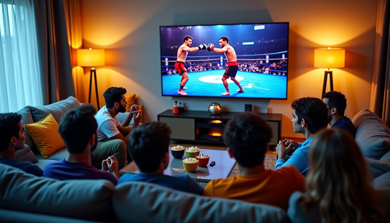 Illustration : la capacité d'une plateforme à diffuser les combats — actu mma : les meilleures plateformes pour ne rien manquer de l'ufc, du pfl et du one