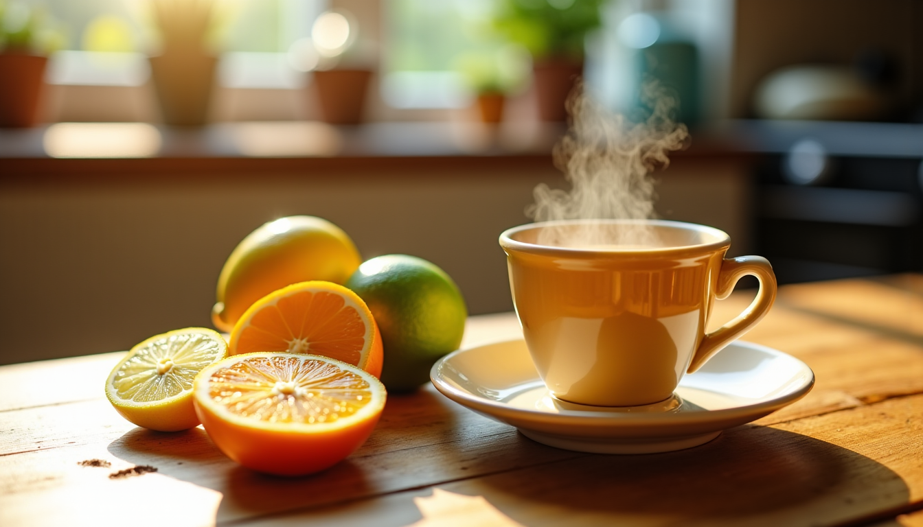 personnaliser une infusion au gingembre en sachet ? &mdash; le citron, l'orange ou la lime apportent une