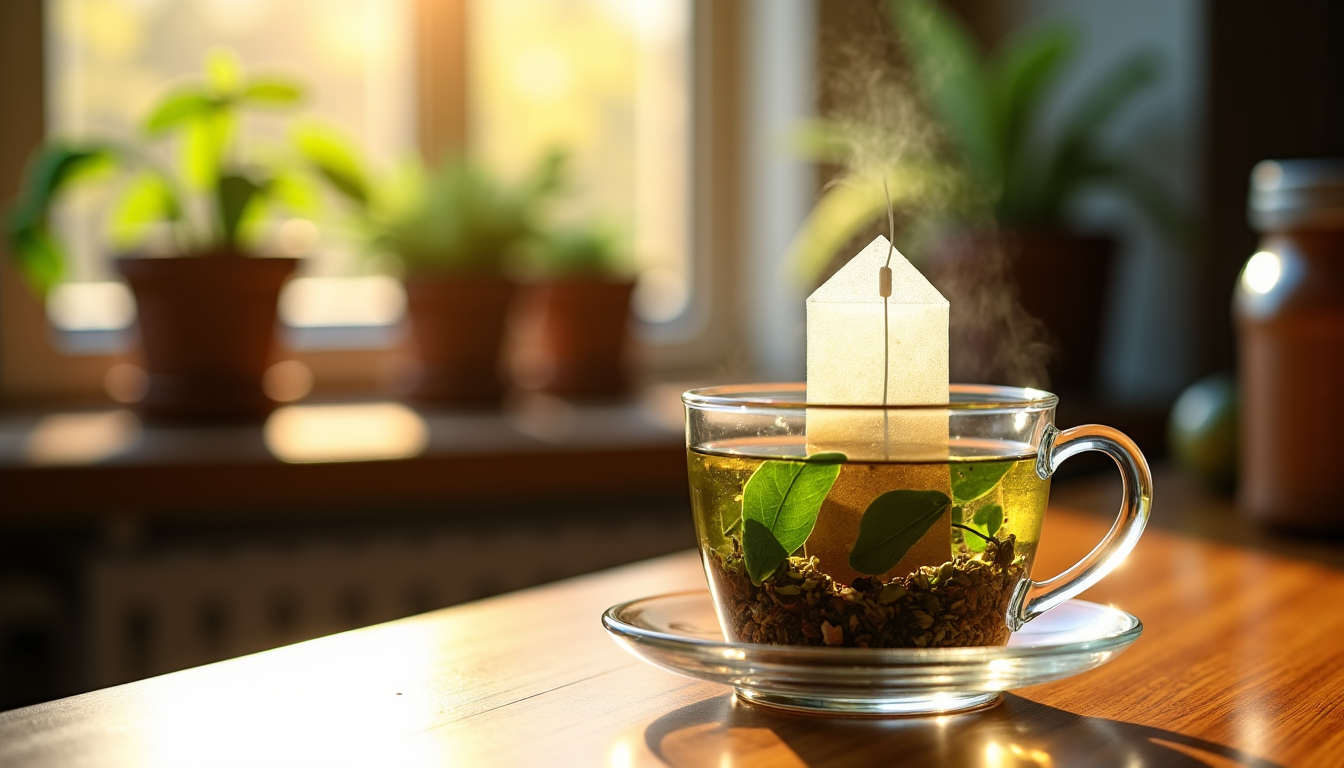 Illustration : concentration maximale des composés bénéfiques. questions fréquentes sur — arômes ou plantes : ce qui fait la différence dans une infusion en sachet