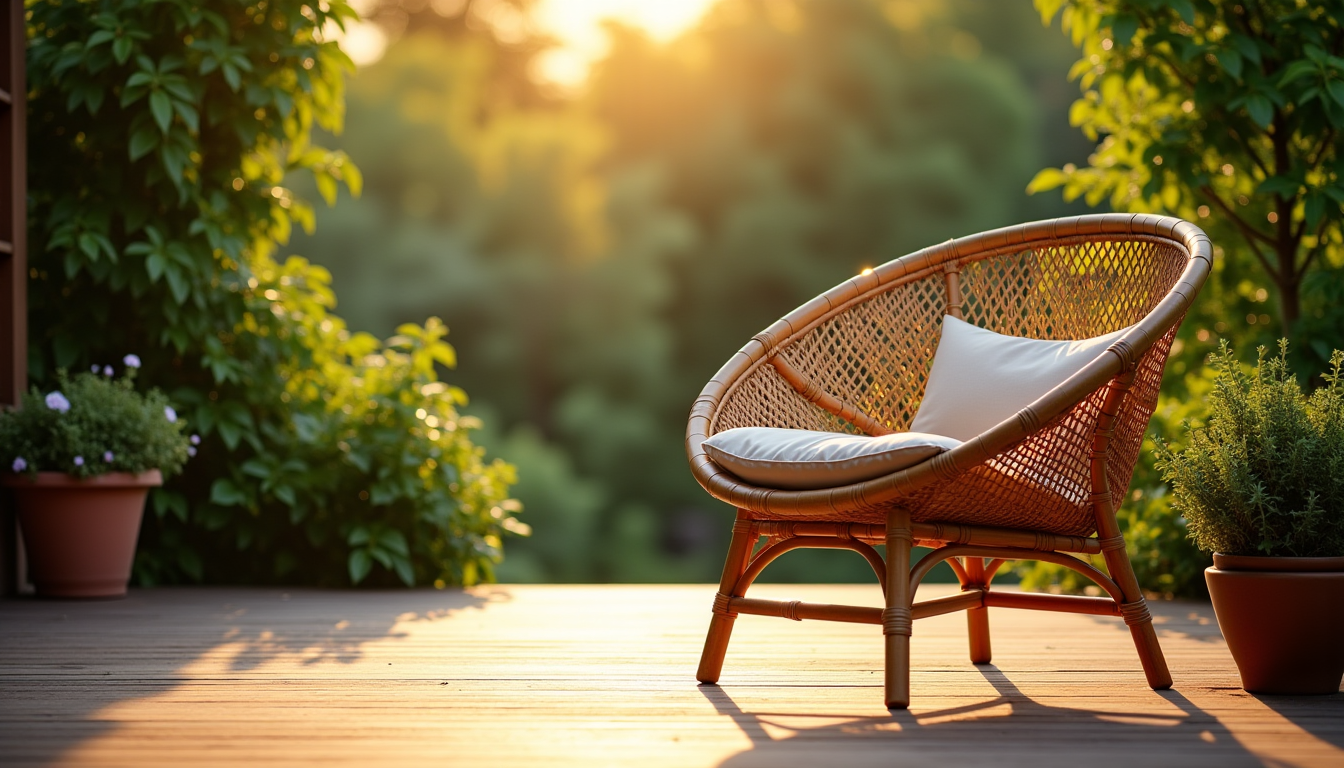 fauteuil de jardin pour terrasse en bois ? — ie. savoir comment bien installer un fauteuil de