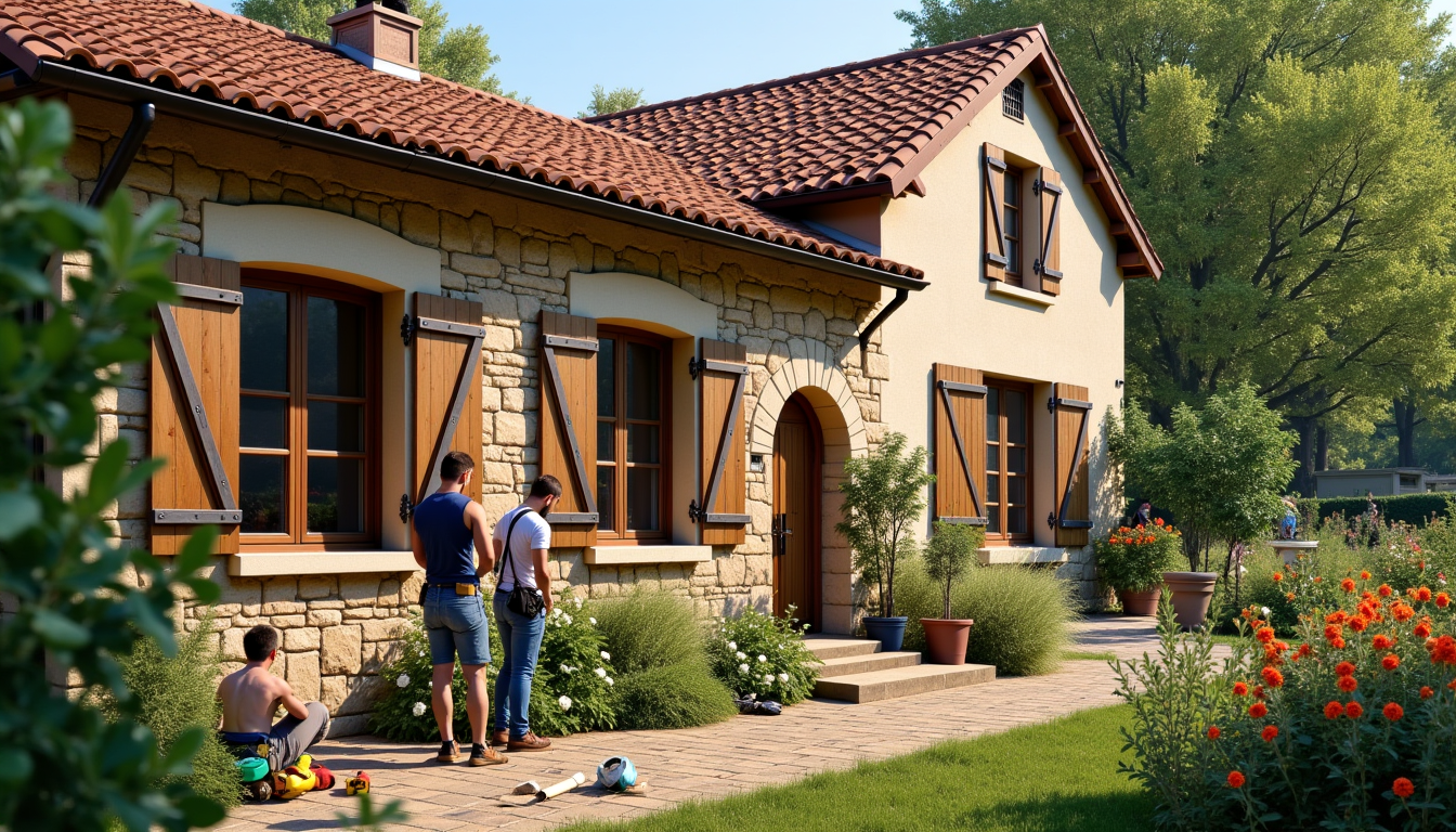 Illustration : une bonne compréhension et un respect de ces — choisir et installer des volets adaptés à une rénovation de maison