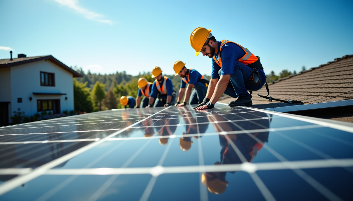 Illustration : faire appel à des professionnels qualifiés garantit non — installer des panneaux photovoltaïques pour réduire votre facture d'électricité ?