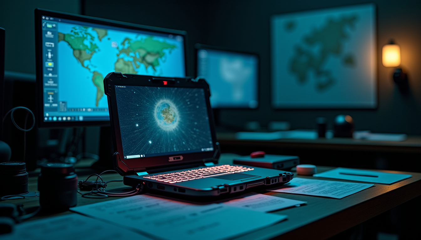 pc portables militaires : robustesse et sécurité max — he, avec des touches rétroéclairées pour une utilisation