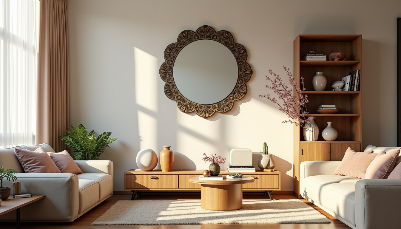 secrets du confort : améliorer votre maison avec style — les miroirs, la quincaillerie des meubles, ou même
