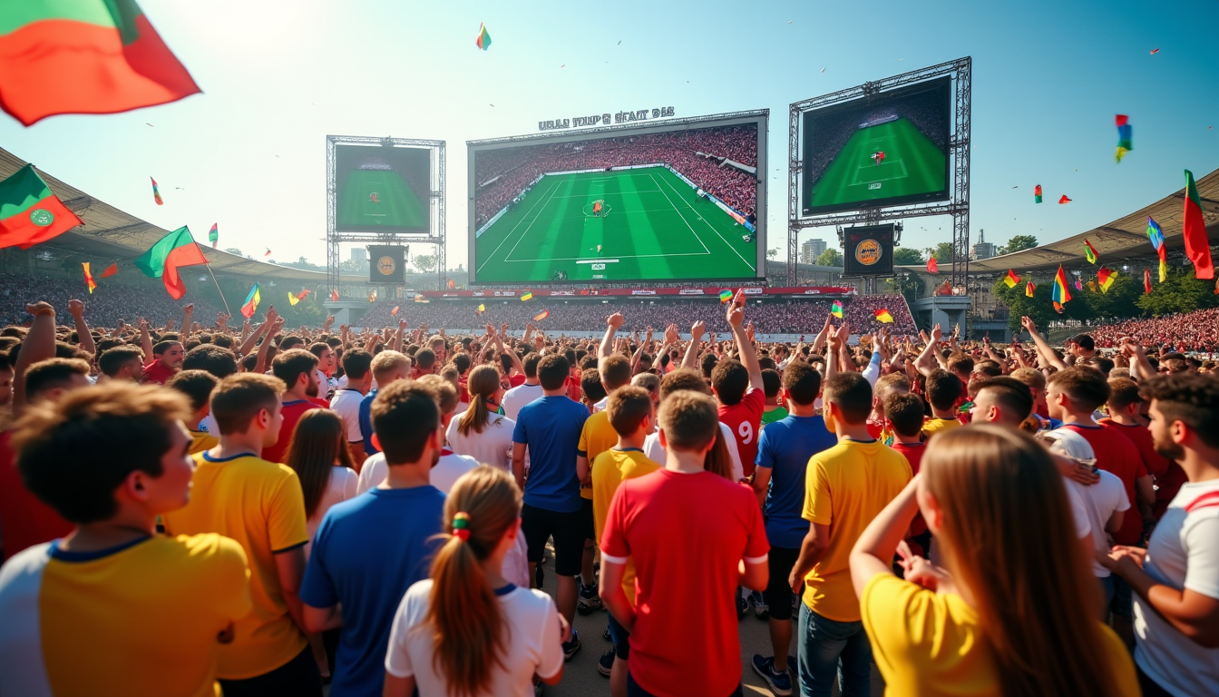 Illustration : stifient parfois le déplacement même pour ceux qui — fan zone de la coupe du monde : les meilleures adresses pour regarder les matchs en grand
