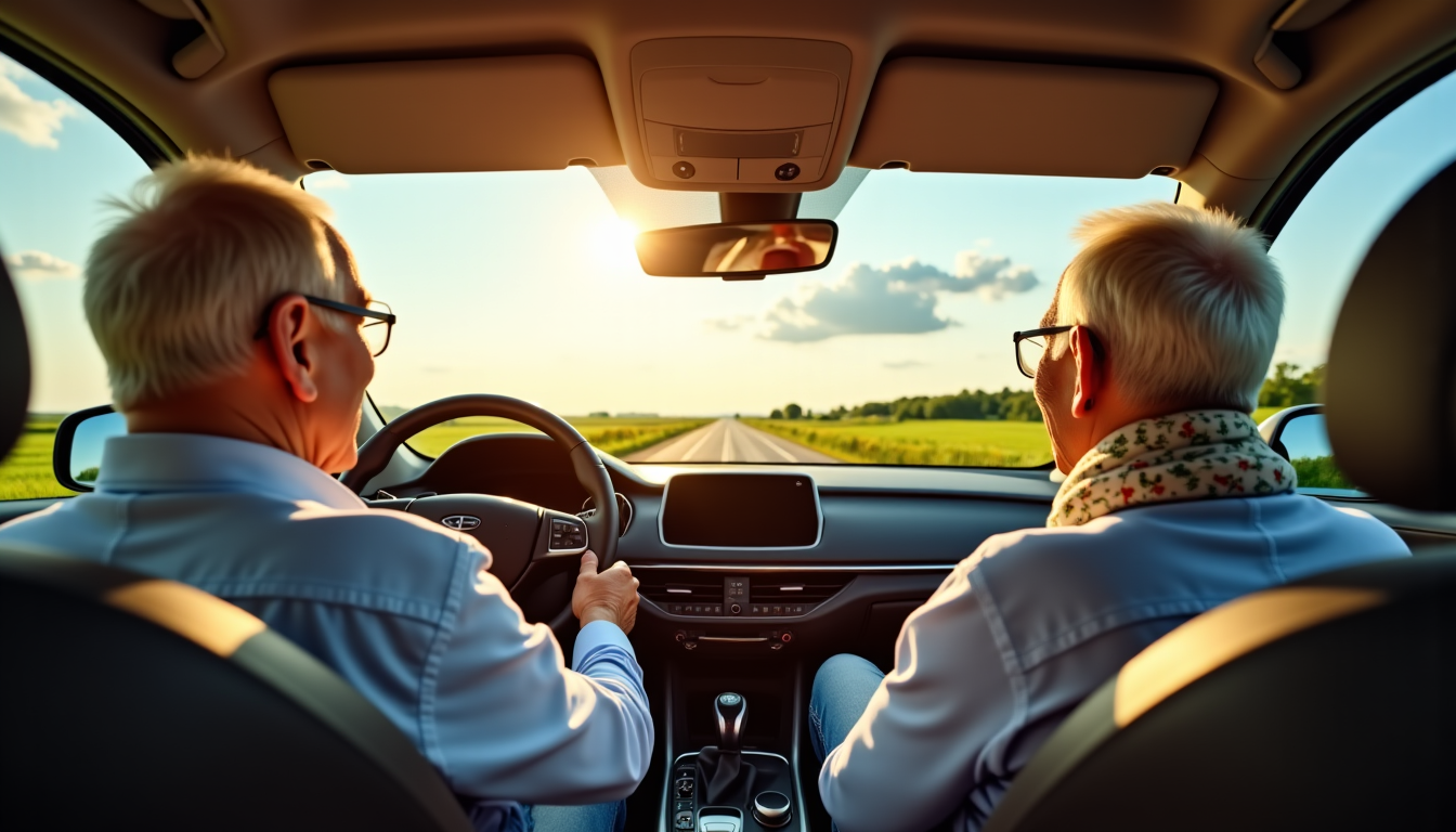 Illustration : la boîte automatique représente un confort de conduite — voiture senior : les meilleures options fiables et faciles à conduire