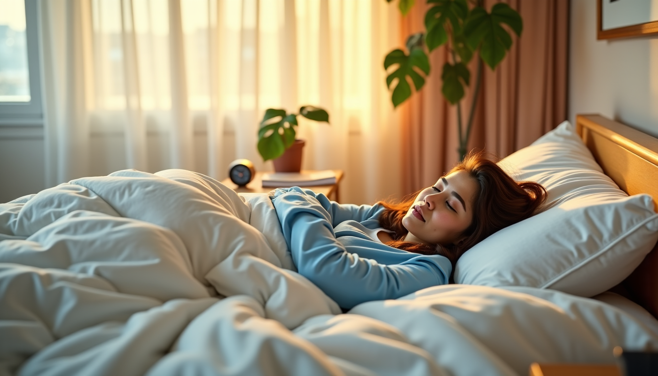 Illustration : er pas vers l'amélioration de votre bien-être quotidien — comprendre l'impact du sommeil sur notre bien-être