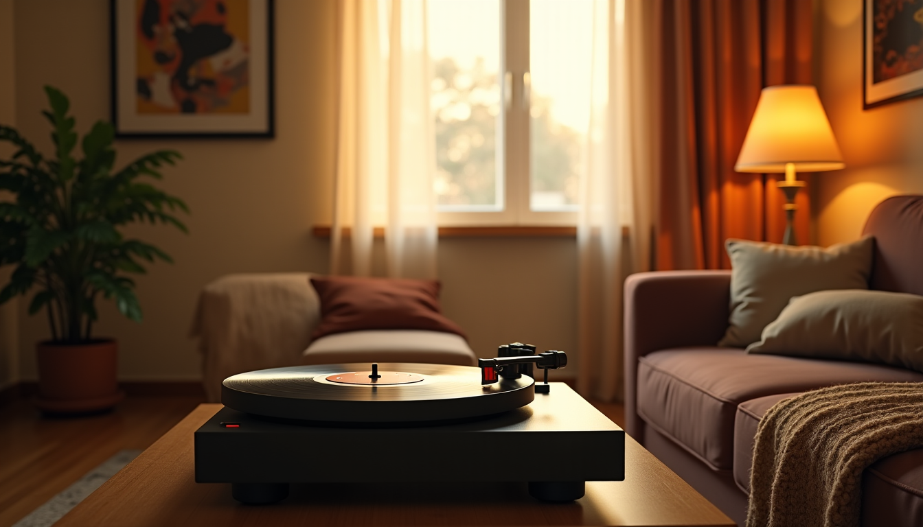 Illustration : préciez la musique, optez pour des mélodies douces — vivre sereinement : astuces pour une maison apaisante
