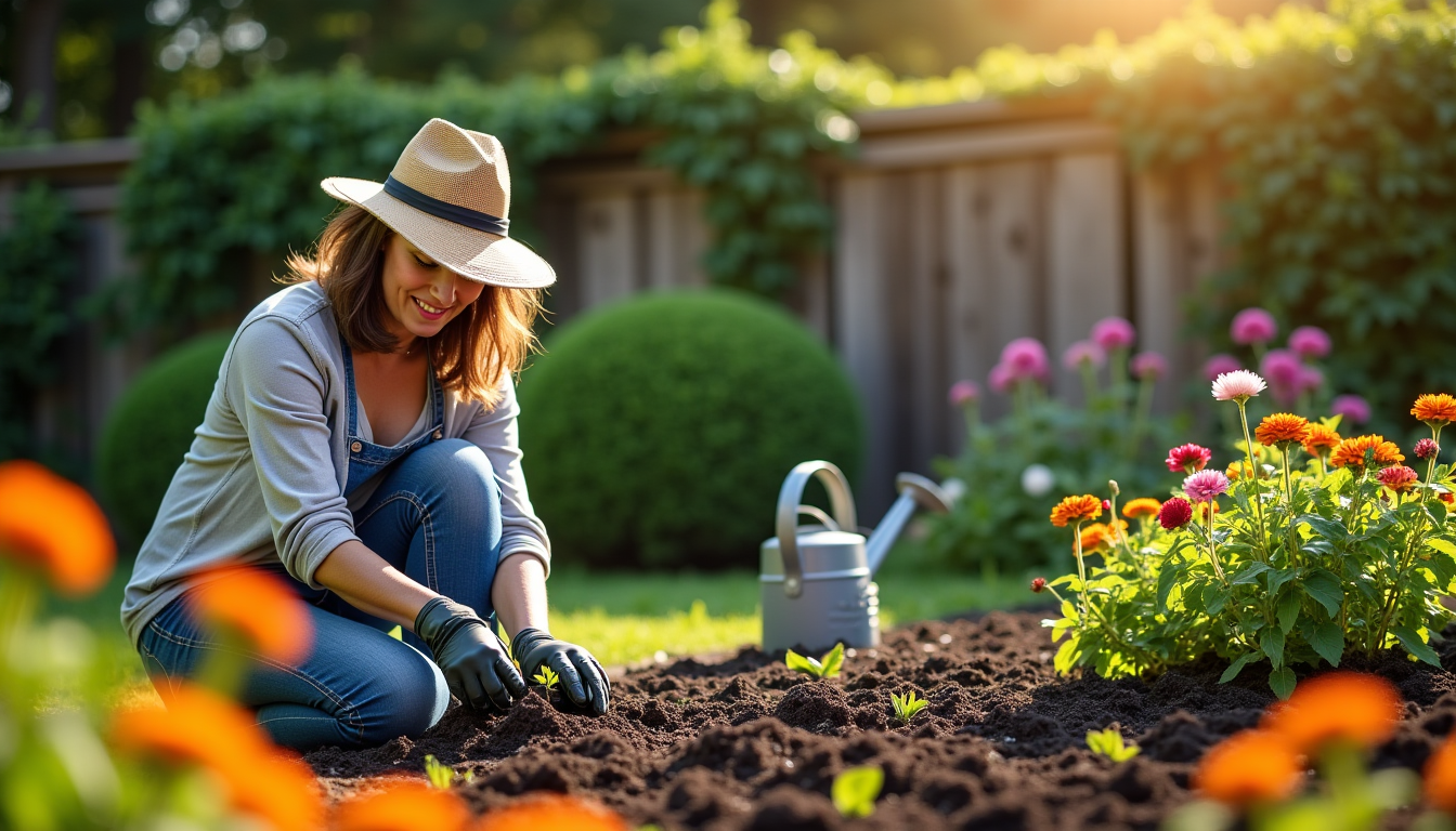 Illustration : le jardinage est une activité complète qui sollicite — activités créatives pour enrichir vos moments de détente