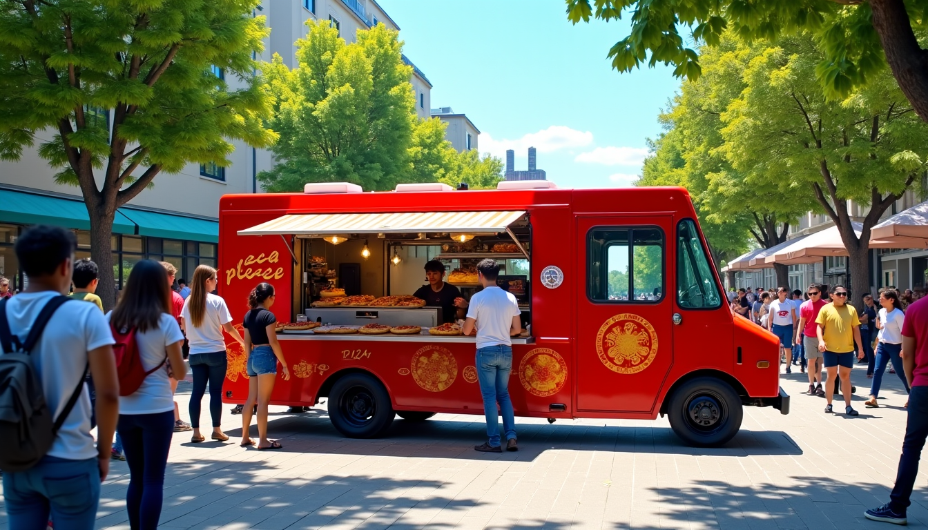 Camion pizza : l'équipement d'une pizzeria ambulante