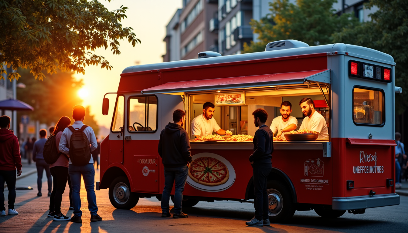 Budget et rentabilité d'une pizza ambulante