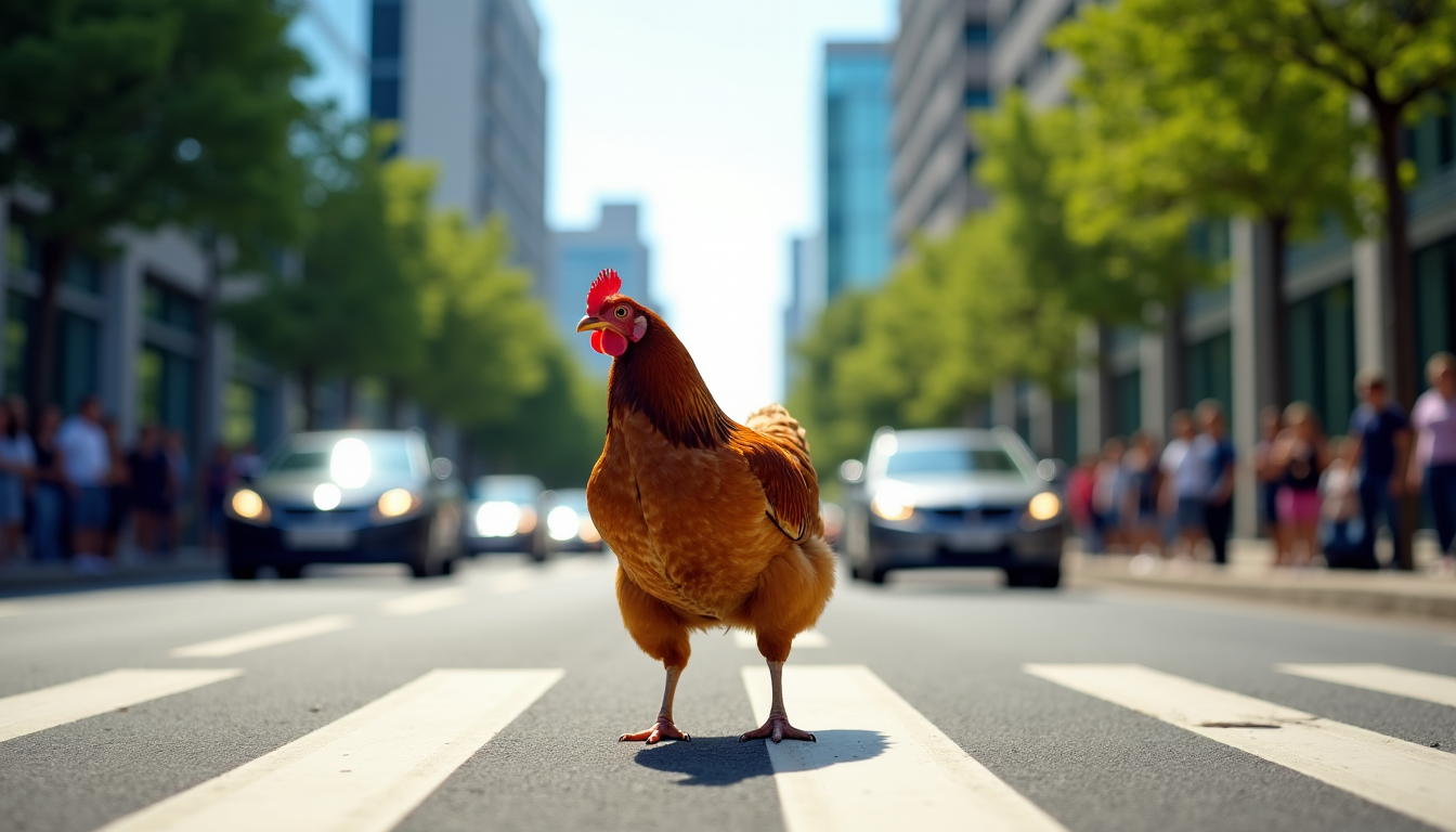 Illustration : stress : la pression monte vite, mais garder — chicken road 2 : découvrez le jeu gratuit du poulet qui traverse la route