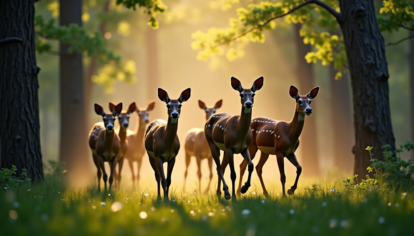 mystères fascinants du comportement animal — d'autres comportements impliquent la fuite rapide, le regroupement