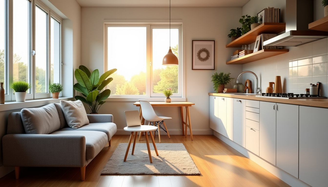 Illustration : chaque espace présente ses propres défis et opportunités — optimiser votre espace : astuces pour un aménagement réussi