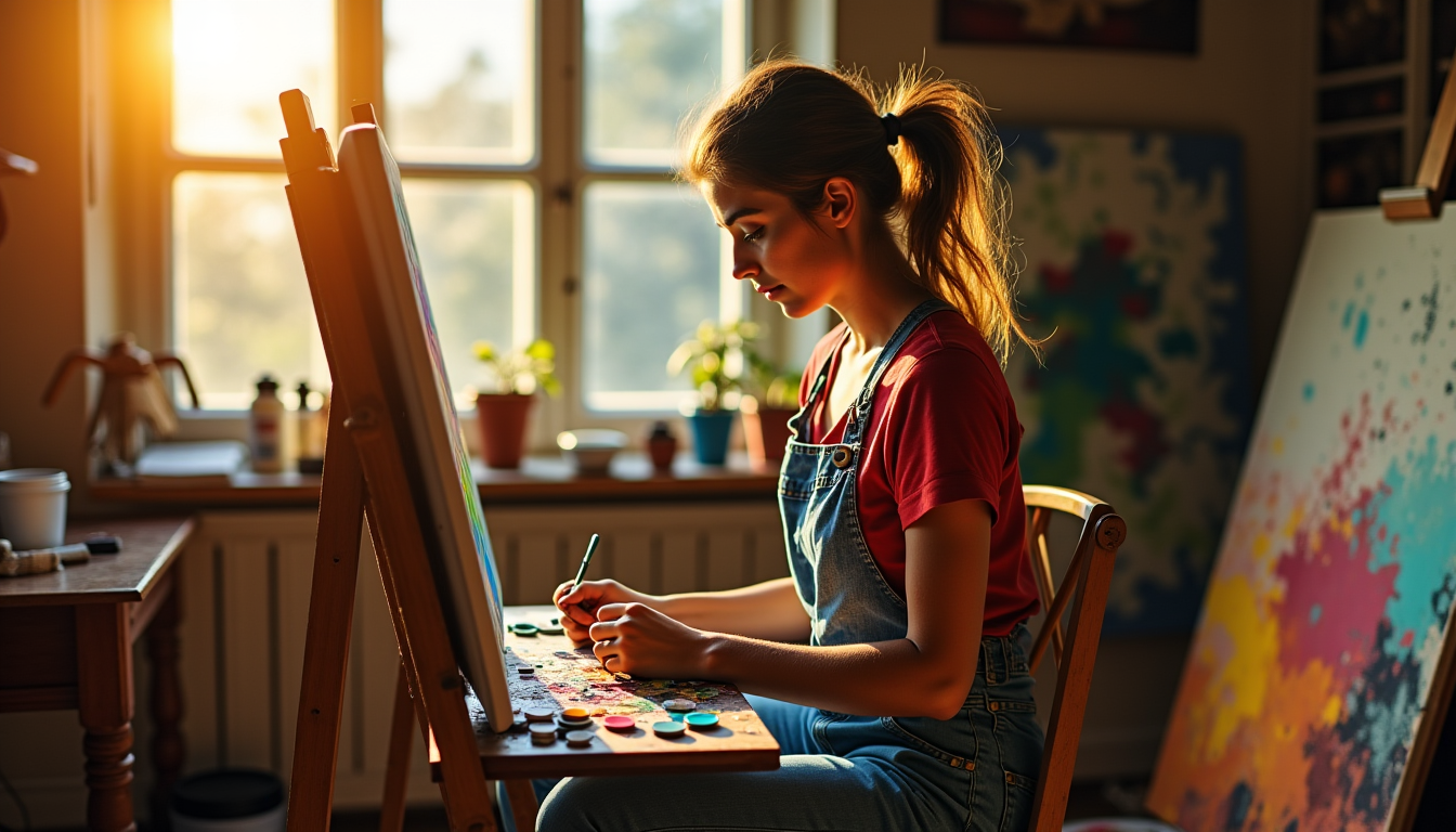 Illustration : xtures, couleurs, sons. expérience visuelle, auditive, parfois tactile. — l'art de la création : une exploration sans fin