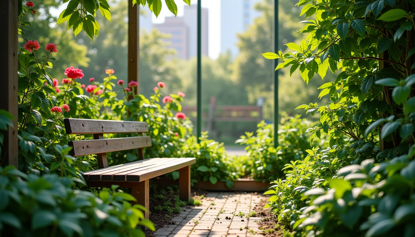 Illustration : ces approches respectueuses de l'environnement garantissent des récoltes — cultivez votre oasis de bonheur dans un jardin urbain