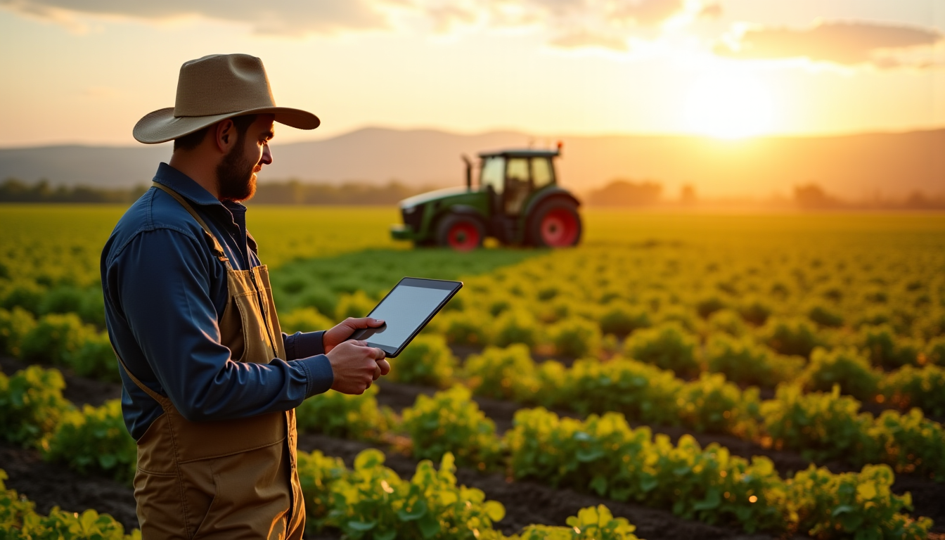la technologie transforme la vie à la ferme — l'agriculture de précision est sans doute l'une des