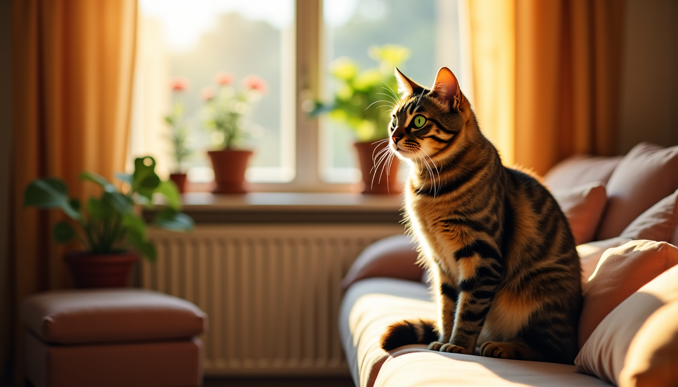 Illustration : les signes d'anxiété de séparation peuvent varier d'un — l'univers fascinant des chats : 7 faits à connaître absolument