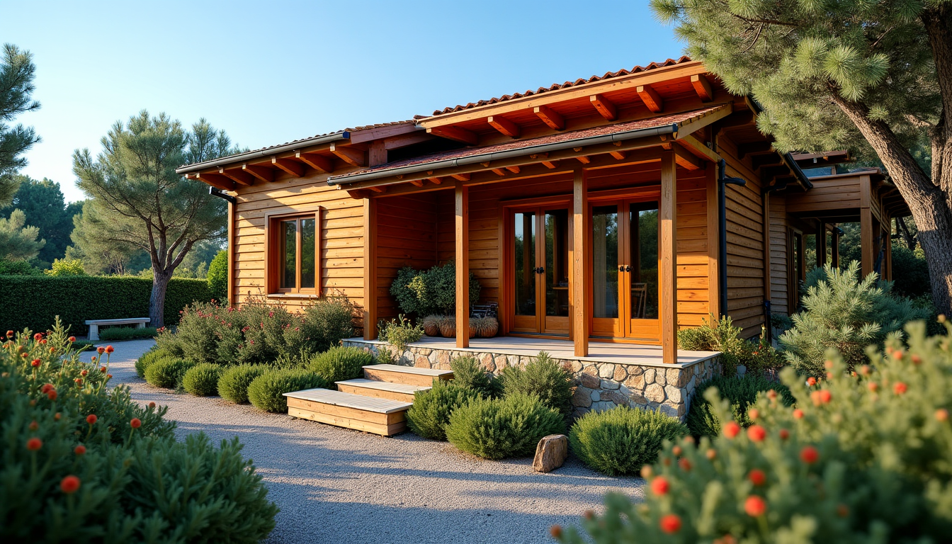 maison en bois : comment cr&eacute;er une ambiance m&eacute;diterran&eacute;enne sans perdre en performance &mdash; l'important est de maintenir une harmonie douce et