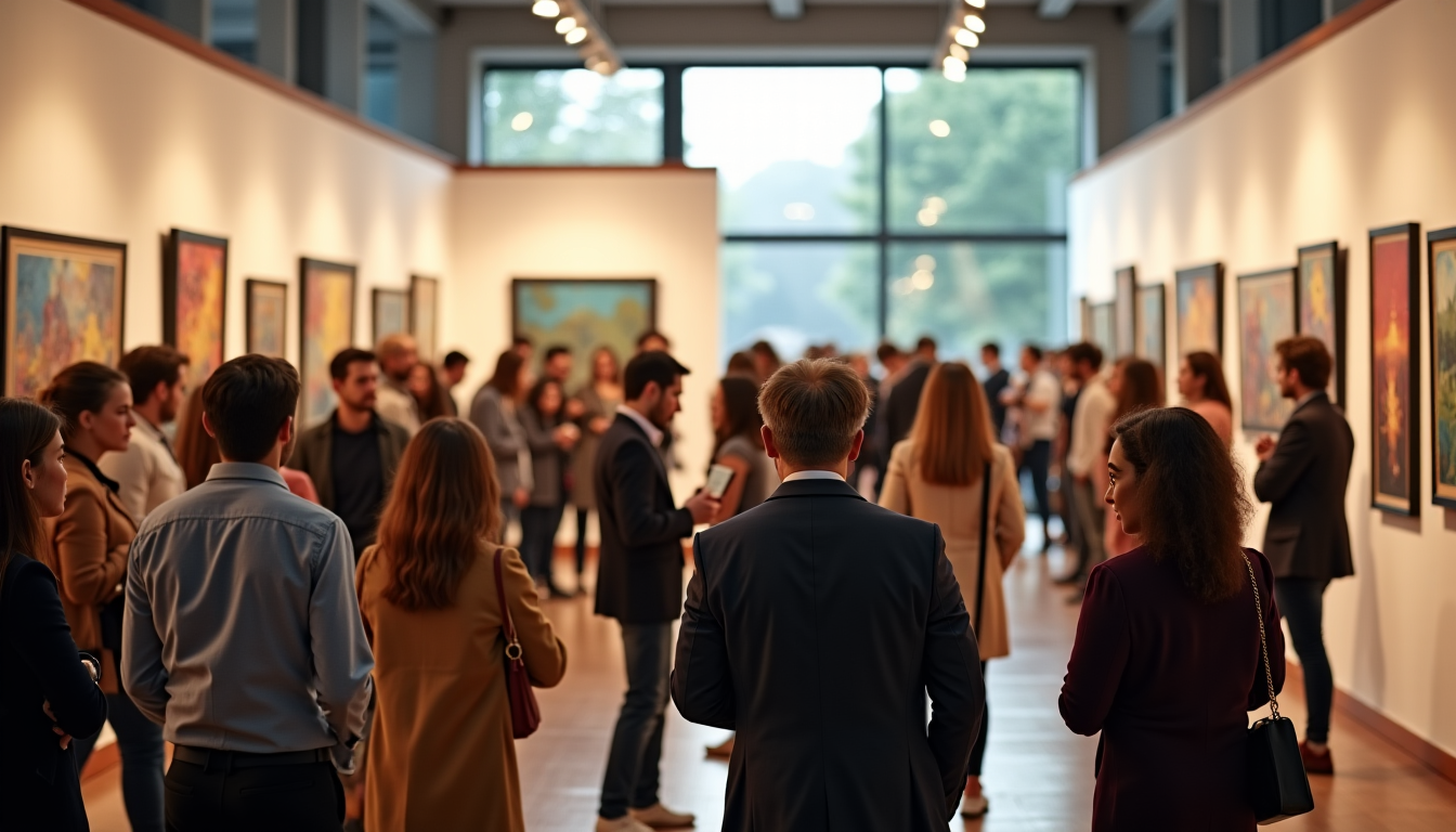 Illustration : l'art devient alors un point de rencontre, un — créer avec passion : l'art comme expression ultime