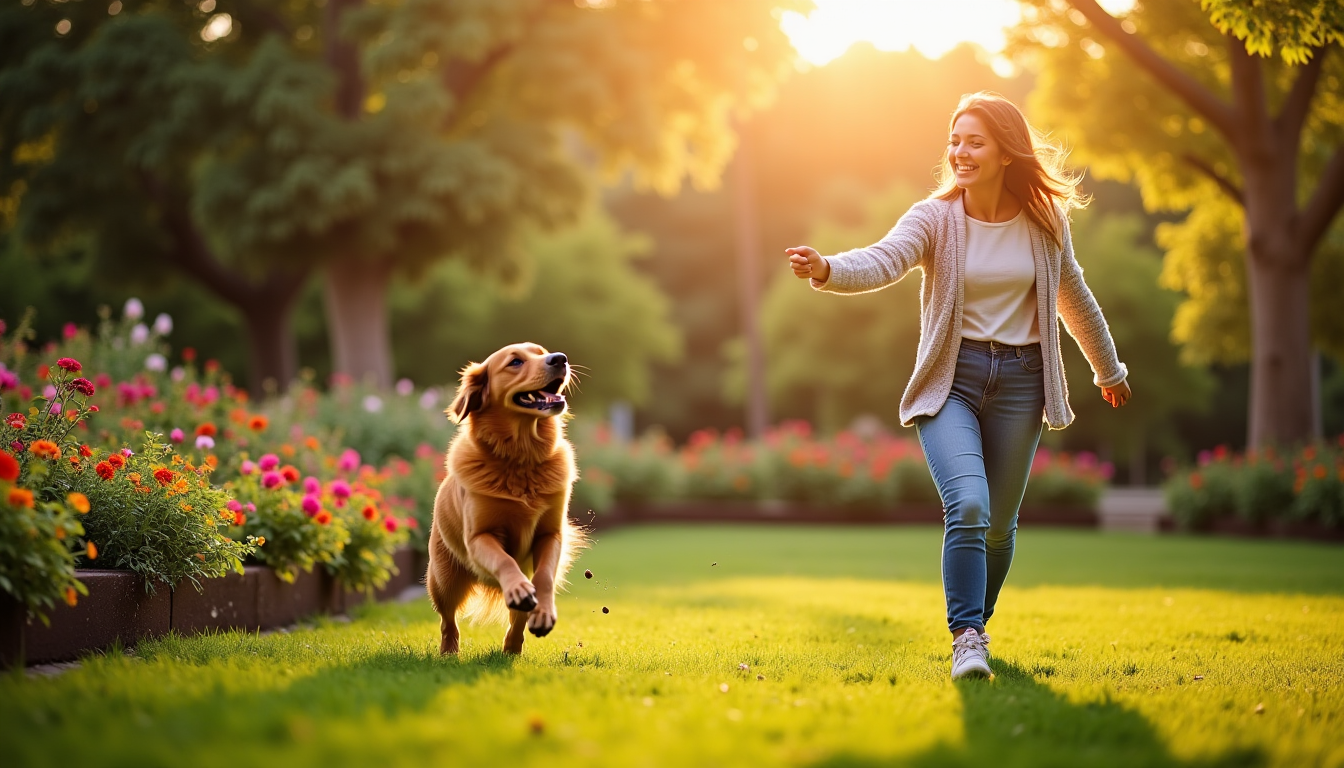 Illustration : l'enrichissement dans la vie d'un chien est tout — les chiens enrichissent notre vie quotidienne