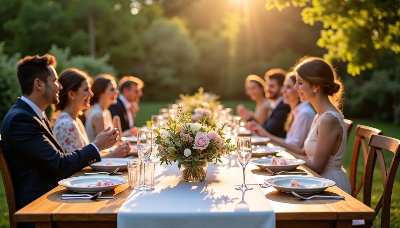 Illustration : s proposer un menu enfant ou un repas — bien choisir son traiteur de mariage pour un repas mémorable ?